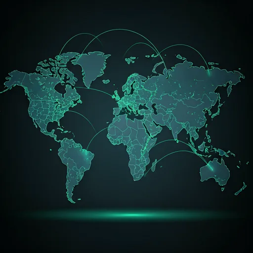 极简世界地图